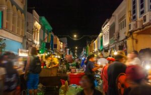 Phuket night market street
